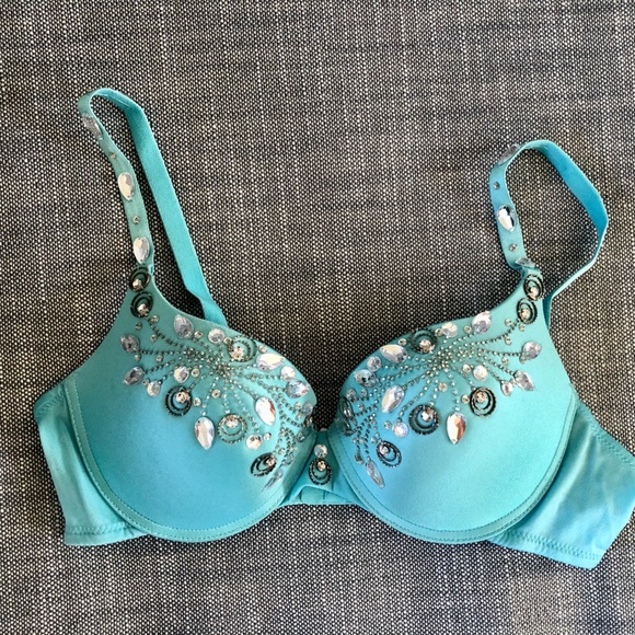 Marciano Intimates & Sleepwear Vintage Marciano Turquoise Jeweled